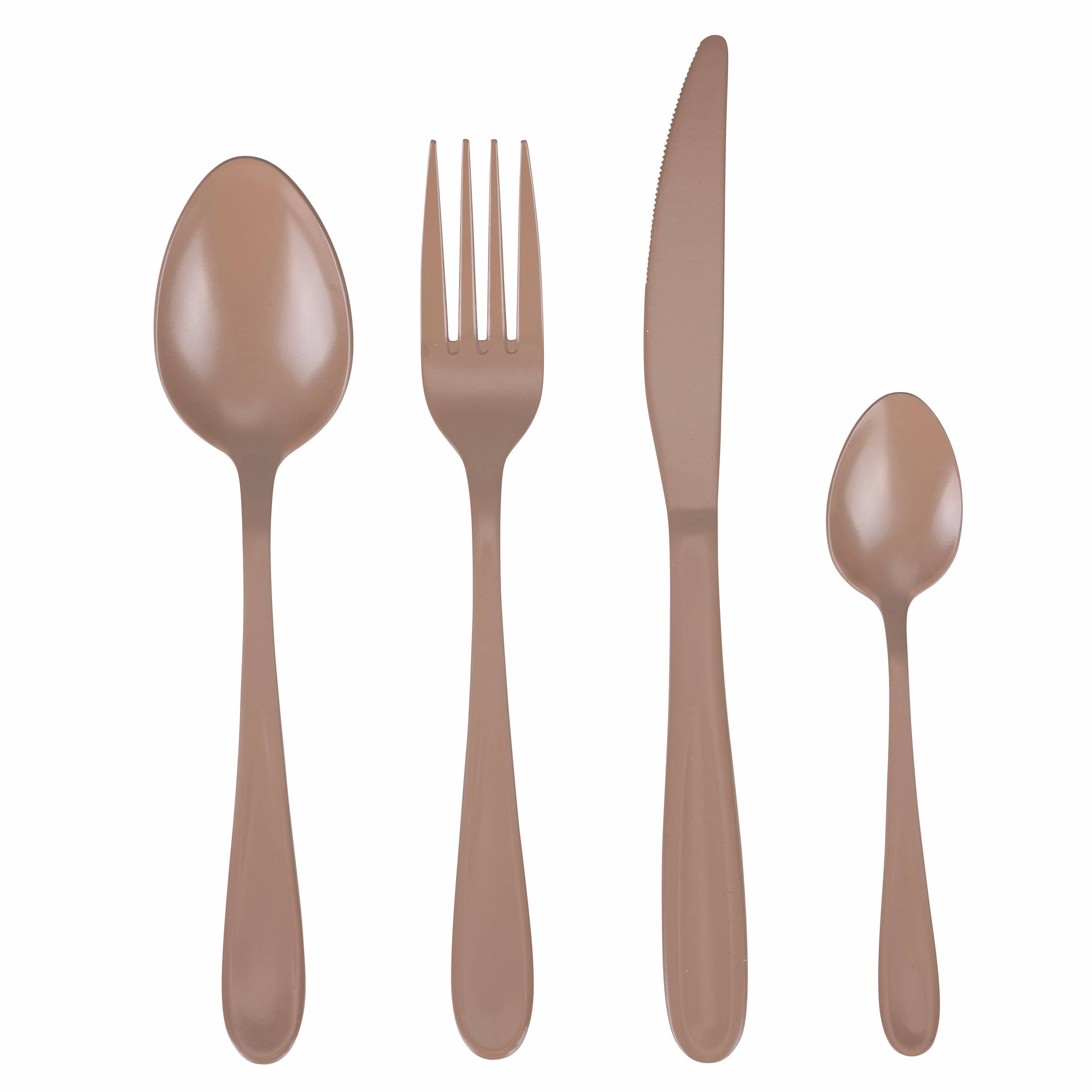 VdE Tivoli 1996 – wholesale Bestickset – VdE Tivoli 1996 Bestickset Shade of Chocolate, 24 delar i 6 nyanser4