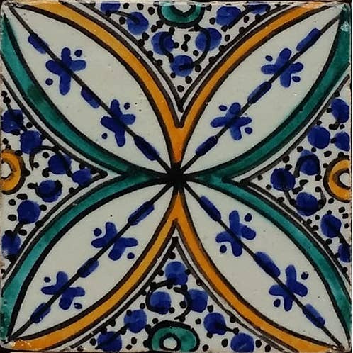 Casa Moro - Wholesale Wall Tile - Hand painted tiles 10x10 cm from Morocco wall tile34