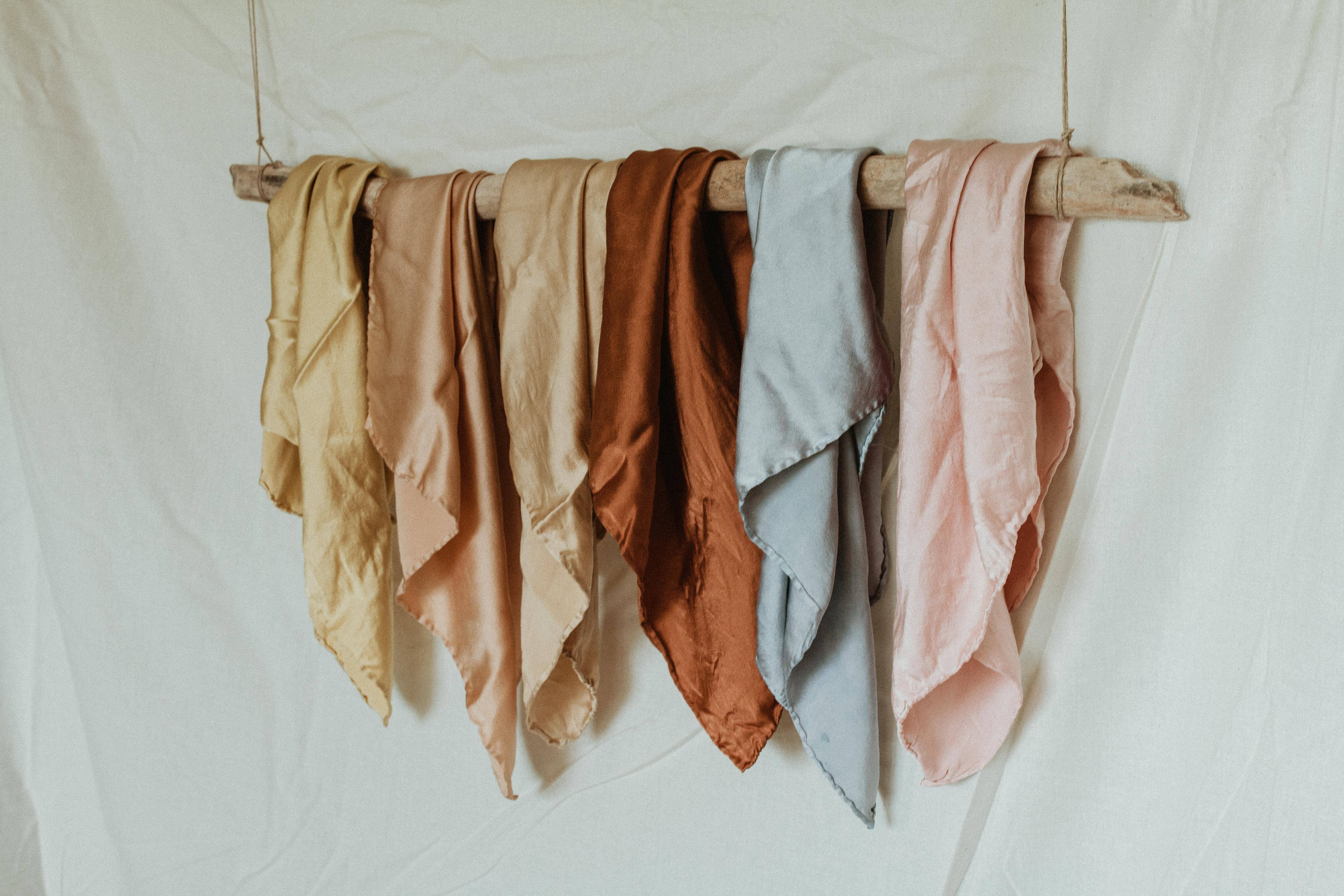 Eloise et moi - Wholesale Scarf - Women's - Naturally dyed charmeuse silk scarf6