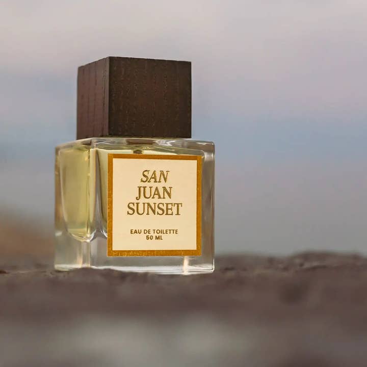 Boathouse Mercantile / San Juan Scents - Wholesale Perfume/Eau de Toilette - "San Juan SUNSET", Eau de Toilette | Perfume, WOOD CAP