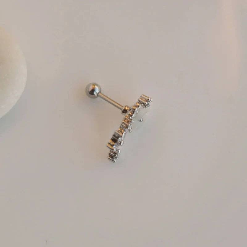 StockJWL - Wholesale Stud/Post Earrings - Magnolia Flower Earring, Earrings, Stud Earrings Stud  Piercing Helix Stud Cartilage Conch  Gold  Rose  Silver  Gift For Her6