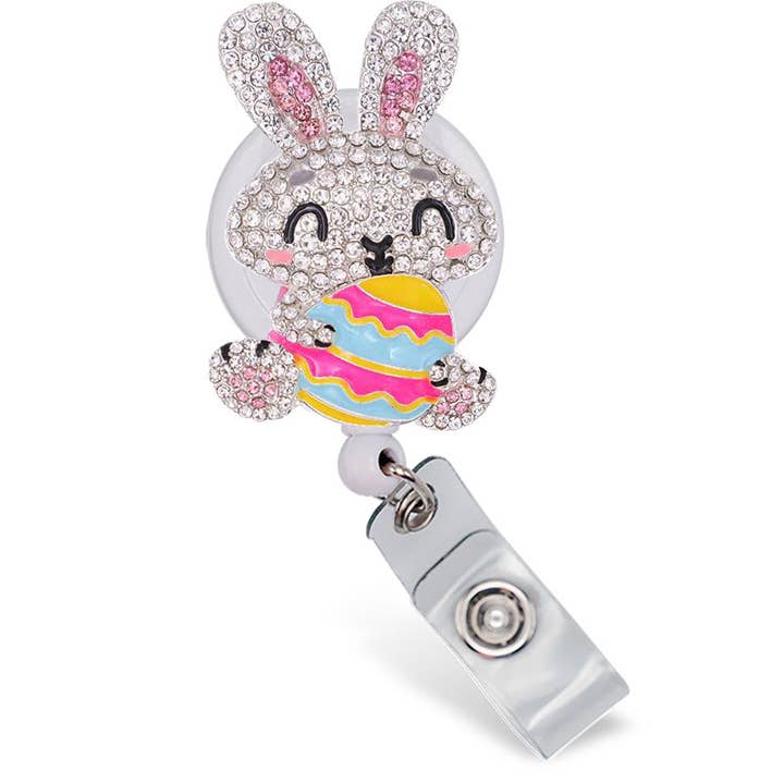 Wholesale Easter Bunny Sparkle And Shine Badge Reel for your store - Faire