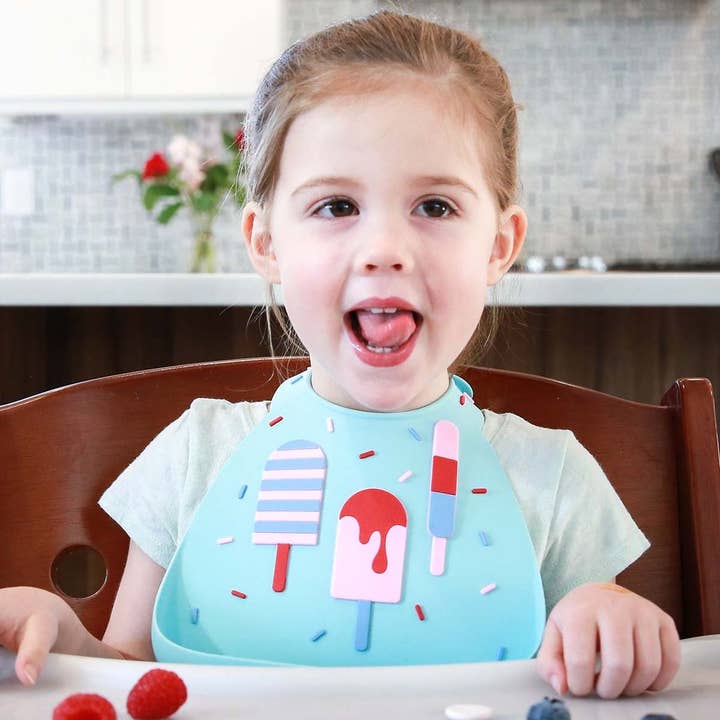 Bavoir Bébé Silicone pour la vente par ABBY&FINN