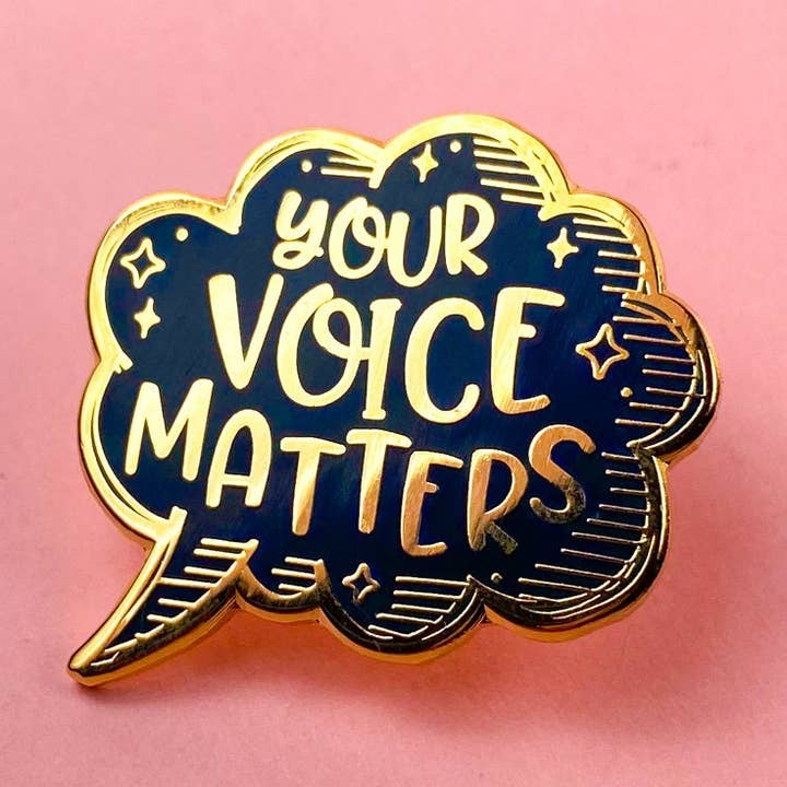 Din stemme spørgsmål Pin | Ligestilling Pin | Unity Inspi for engroshandel hos Chelzart