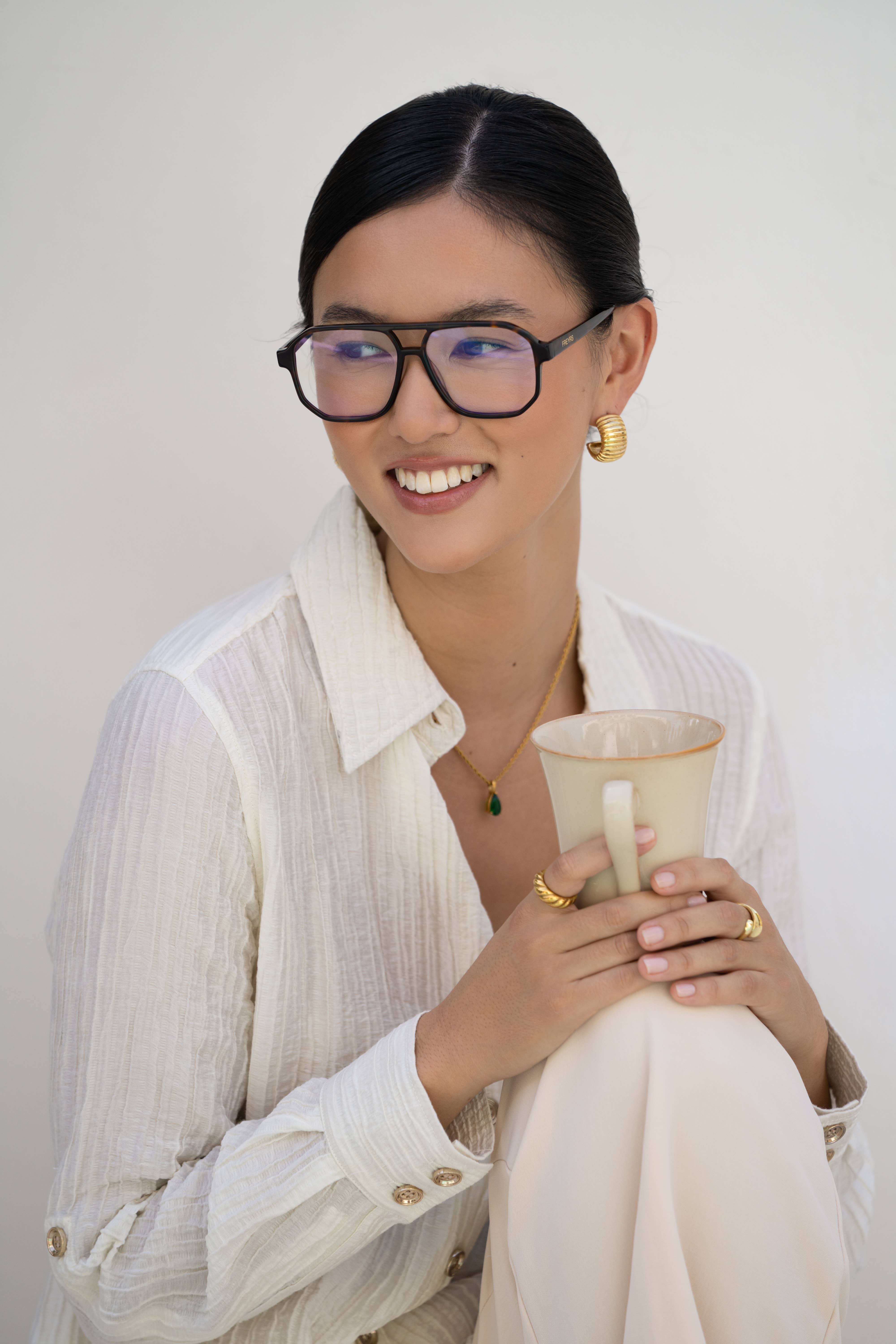 Black Billie Blue Light Readers Reading Glasses Unisex Eyeglasses  for wholesale on Faire1