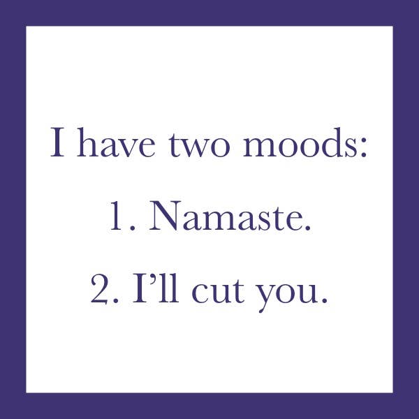 Drinks on Me - Wholesale Coasters - COASTER Two Moods | Funny Party Gift | Home Bar Decor1