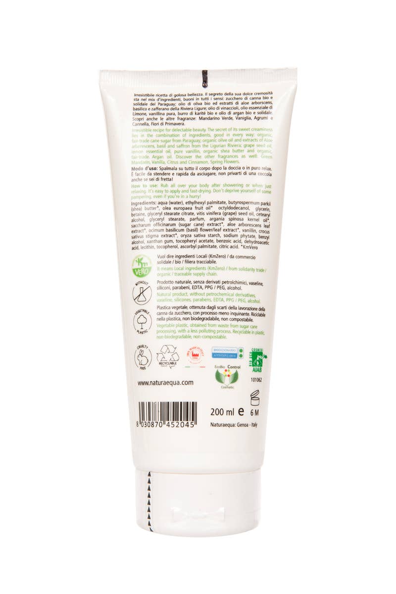NaturaEqua - Vente Crème/lotion pour le corps - Crème corporelle bio MilleVoglie1