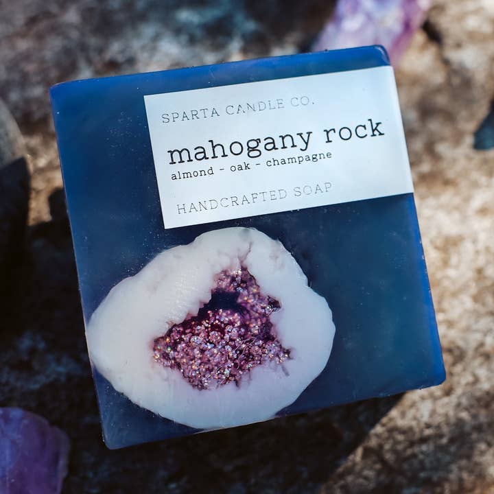 MAHOGANY ROCK SOAP for wholesale by Sparta Candle Co.