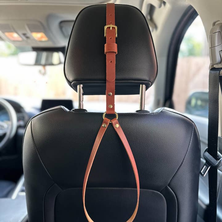 Bark & Willow - Wholesale Car Decorative Charm - Unisex - Leather Hat Holder for Cars & Trucks