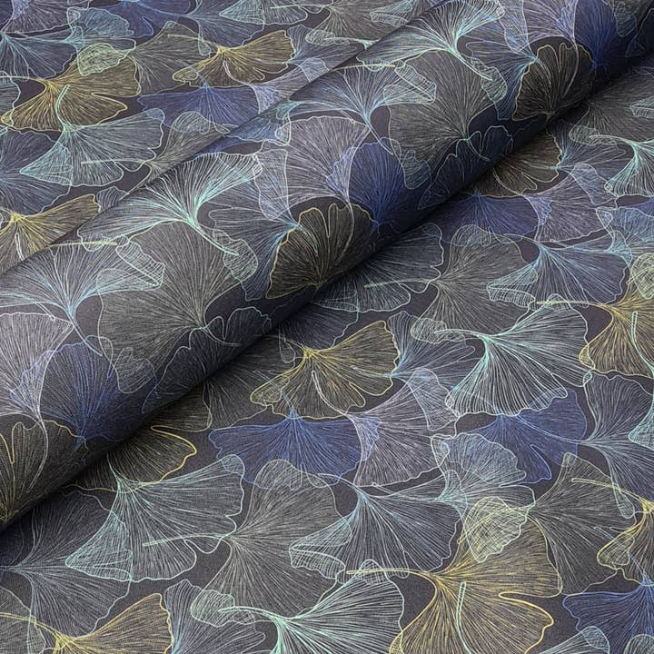 Waterproof Fabric Ginko Blue for wholesale by Flamingo Fabrics