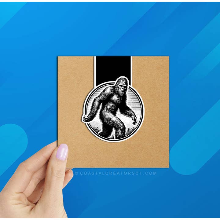 Coastal Creators of Connecticut - Wholesale Bookmark - Bigfoot Sasquatch Reversible Magnetic Bookmark (Packaged)1