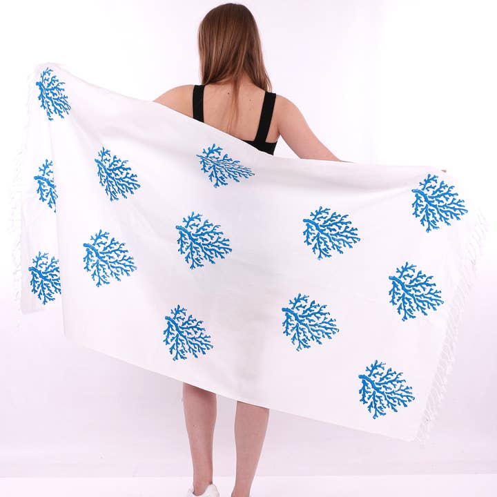 Moa - Wholesale Beach Towel - Coral Reef Turkish Beach Towel2