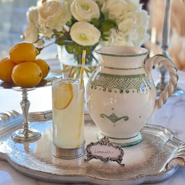 Burano Green Small Pitcher - New for wholesale on Faire2