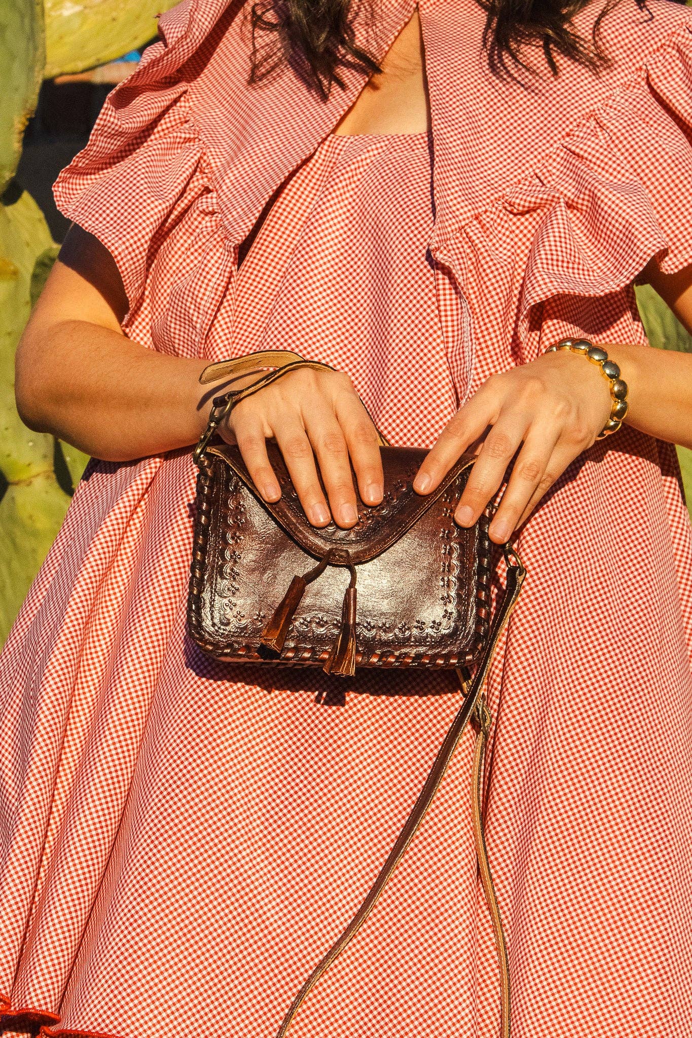 Adela Artisan Made LLC - Wholesale Crossbody Bag - Women's - Mini Tassels Crossbody - 3 colors1