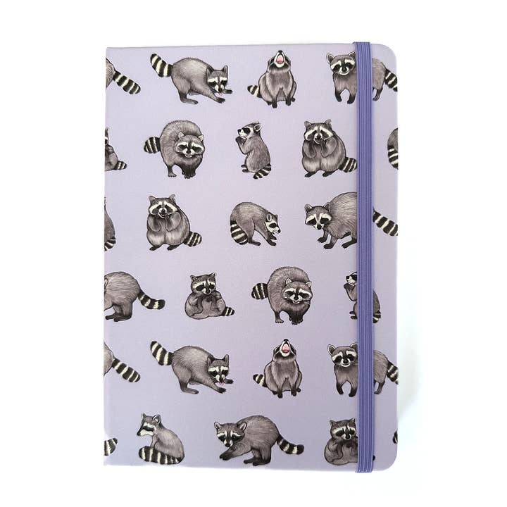 Rambunctious Raccoons A5 Hardcover Journal for engroshandel hos Allison Stoiser Art