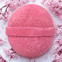 Pink Petals Bath Bomb for wholesale by Dulceria Soapery