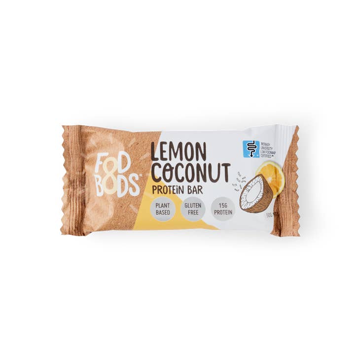 Fodbods - Wholesale Snack Bar - Fodbods – Lemon Coconut Protein Bars – 10x 50g