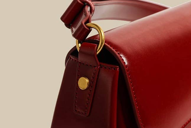 Sook Stainable – Engroshandel Skuldertaske – til kvinder – Ægte læder kuvert baguette taske6