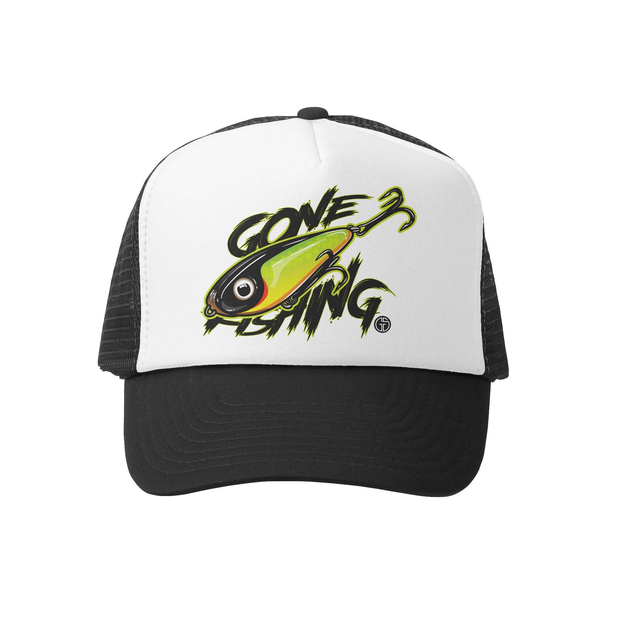 GROM SQUAD - Vente Chapeau – enfant - Casquette Trucker Enfants Gone Fishing1