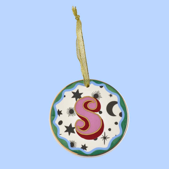 Eleanor Bowmer - Wholesale Ornament - Alphabet Bauble17