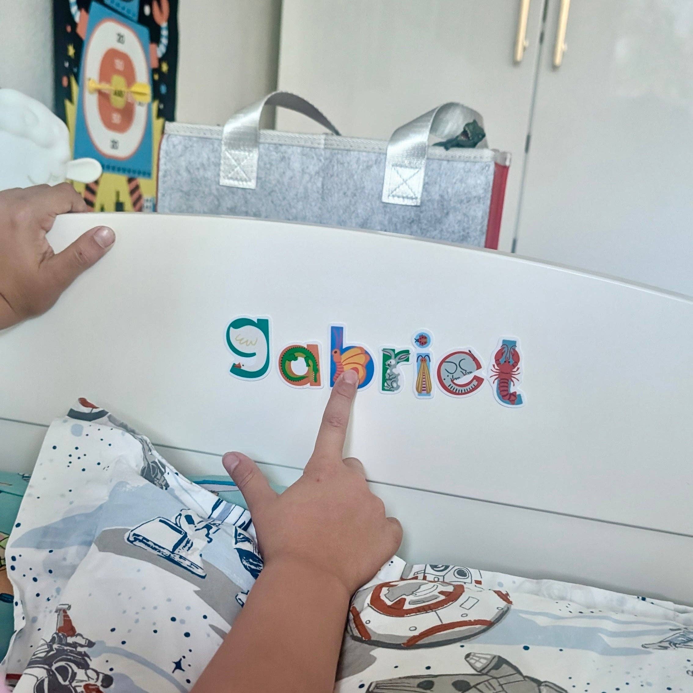 The Type Set Co. – Großhandel Spielzeugset – Kinder – Tiere von A bis Z Wiederverwendbare Alphabet-Aufkleber7