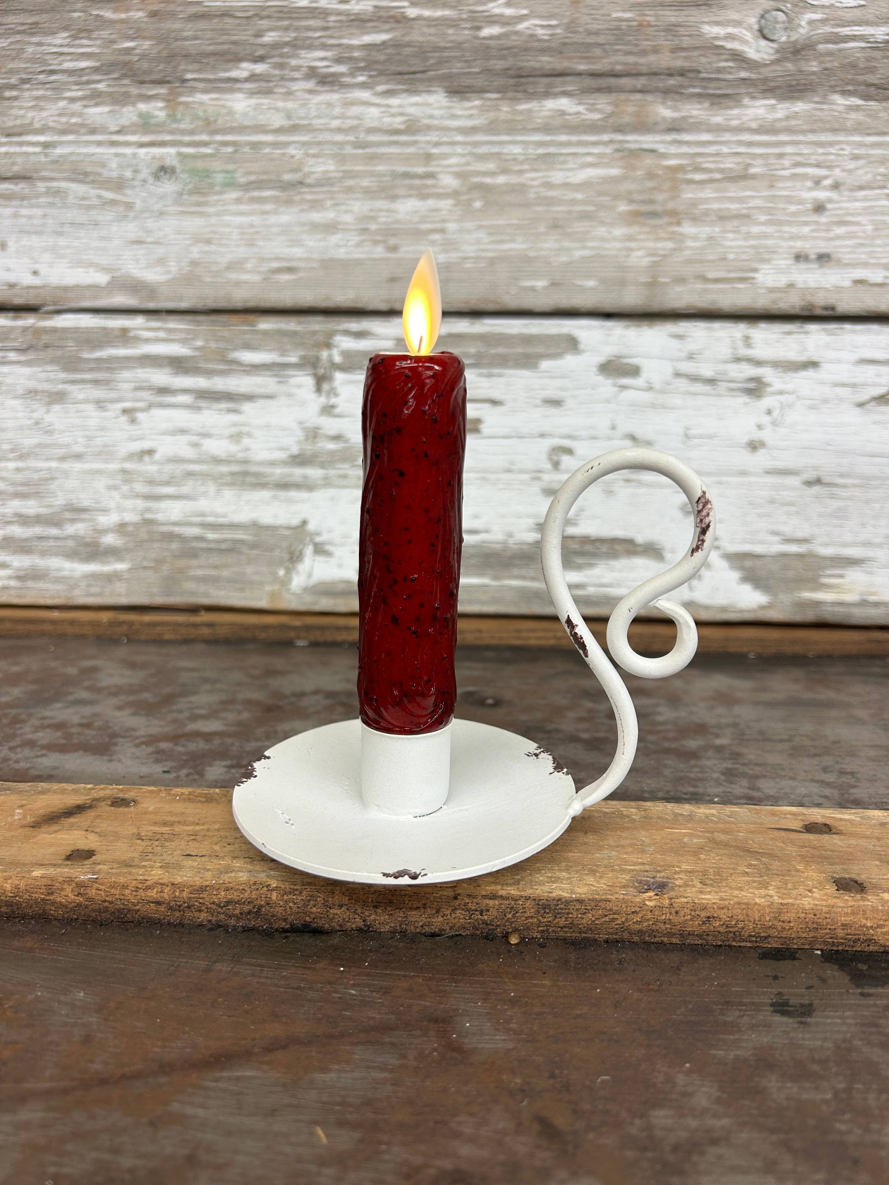 Vickie Jean's Creations Inc - Vente Bougie sans flamme - Moving Flame avec base de table blanche3