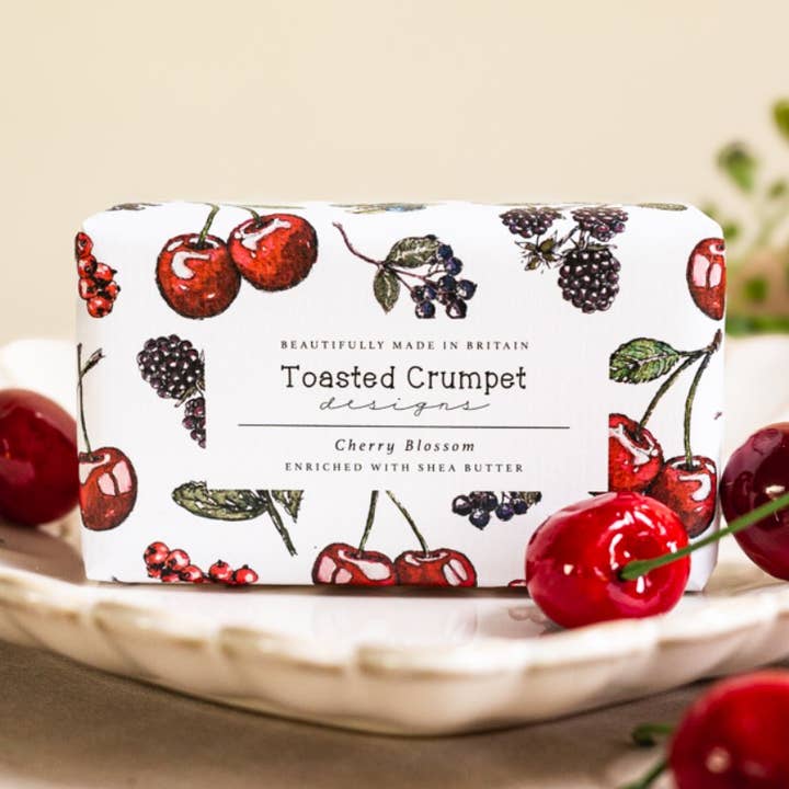 Savon Fleur de Cerisier 190G Barre de Savon (Copie) pour la vente par Toasted Crumpet (We Pay All US Duties & Tariffs)