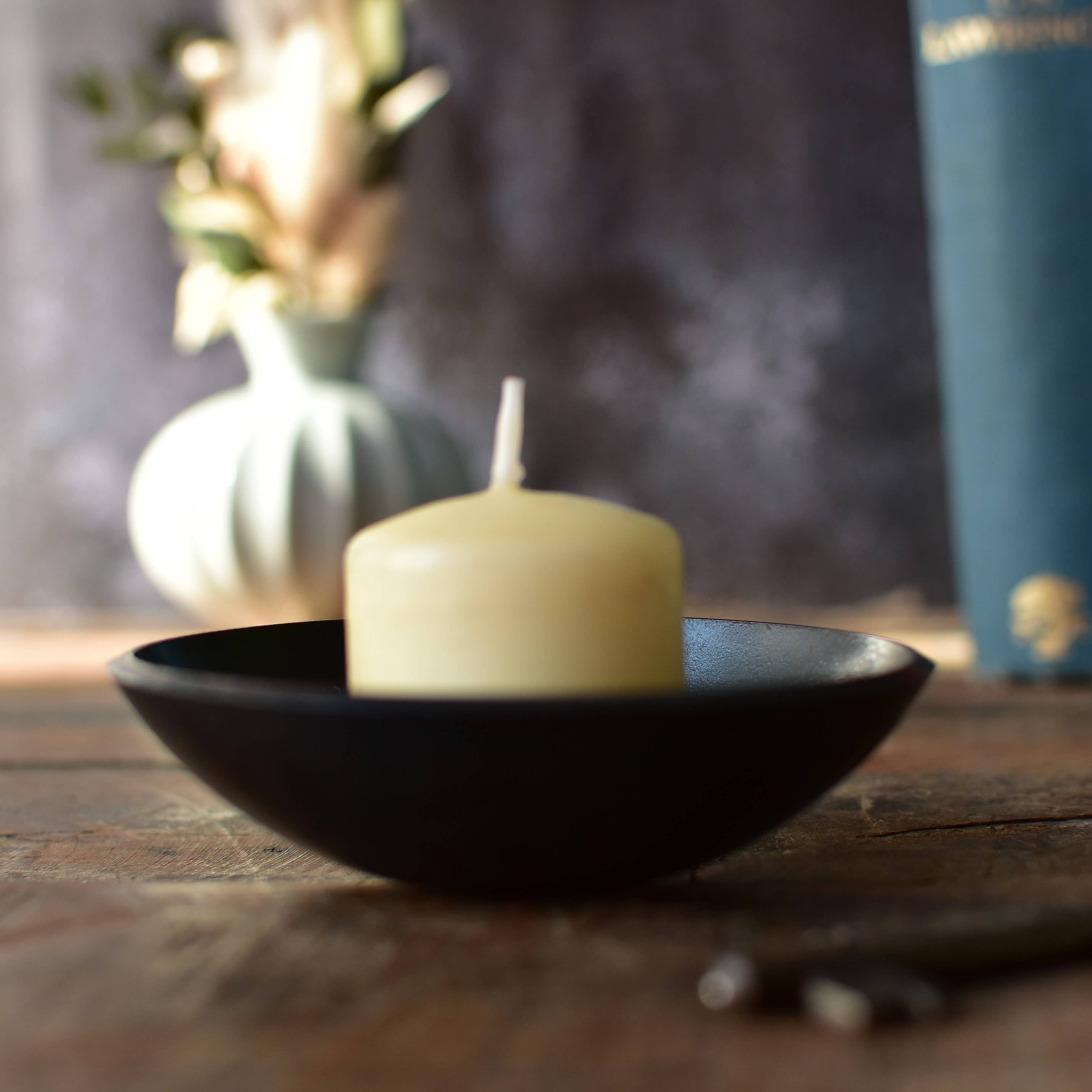 Coach House Forge – wholesale Candle holder – Pressed Iron Bowl Candleholder/Ring Bowl6