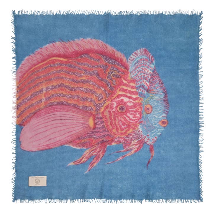 Bandana en cachemire Big Fish-cs en Aquarius pour la vente par cute stuff GmbH