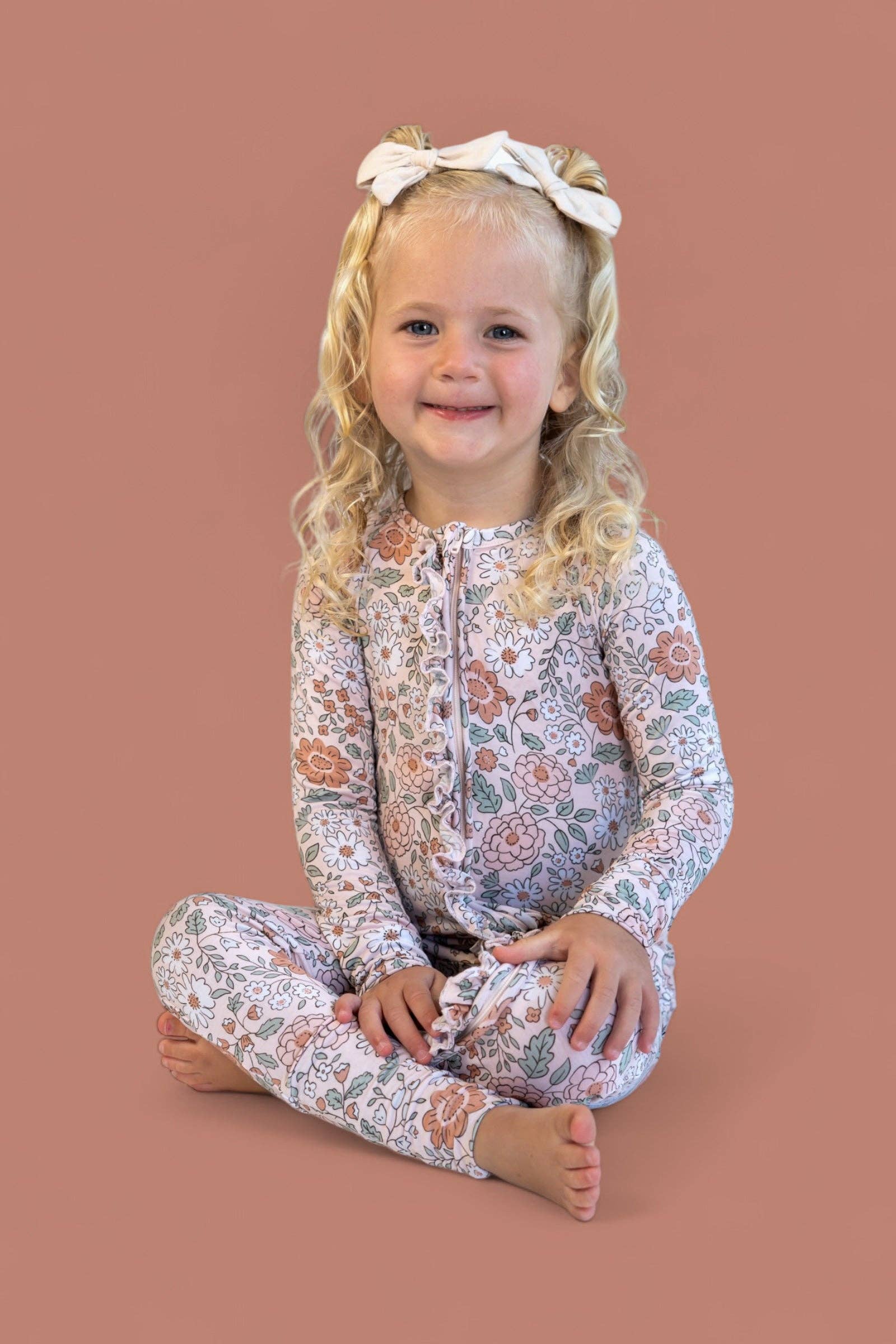 Dream Big Little Co. - Wholesale Jumpsuit - Baby - AUTUMN BLOSSOM DREAM RUFFLE ROMPER15