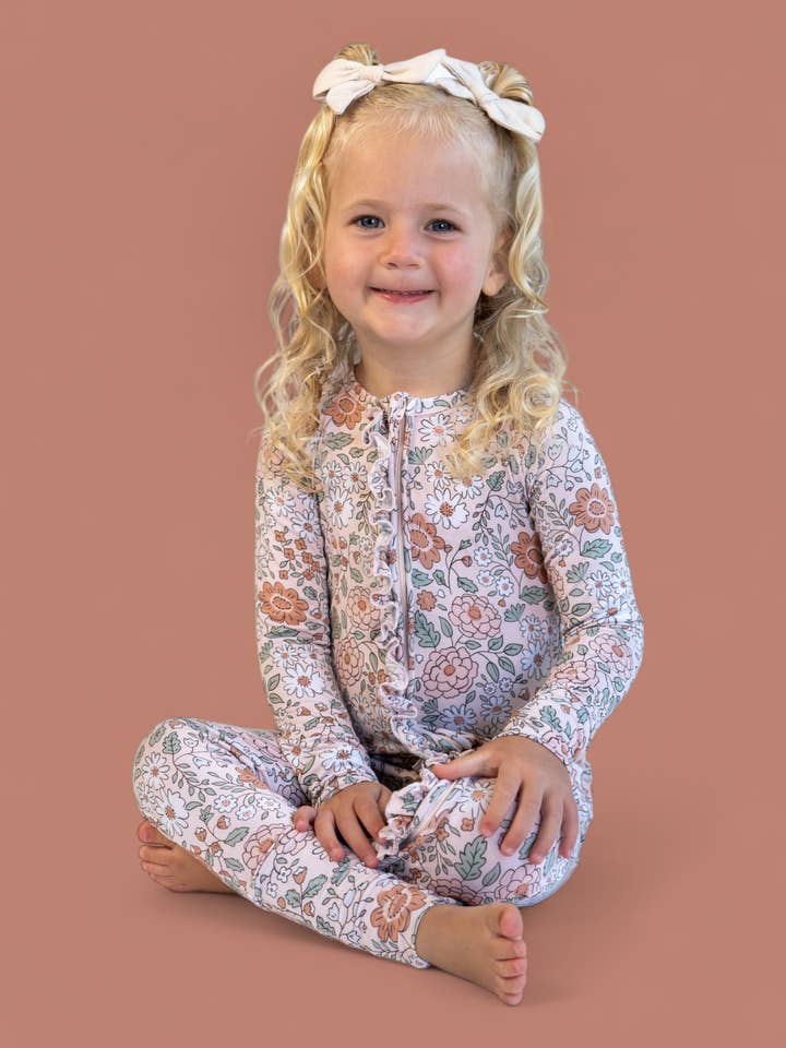 Dream Big Little Co. - Wholesale Jumpsuit - Baby - AUTUMN BLOSSOM DREAM RUFFLE ROMPER15