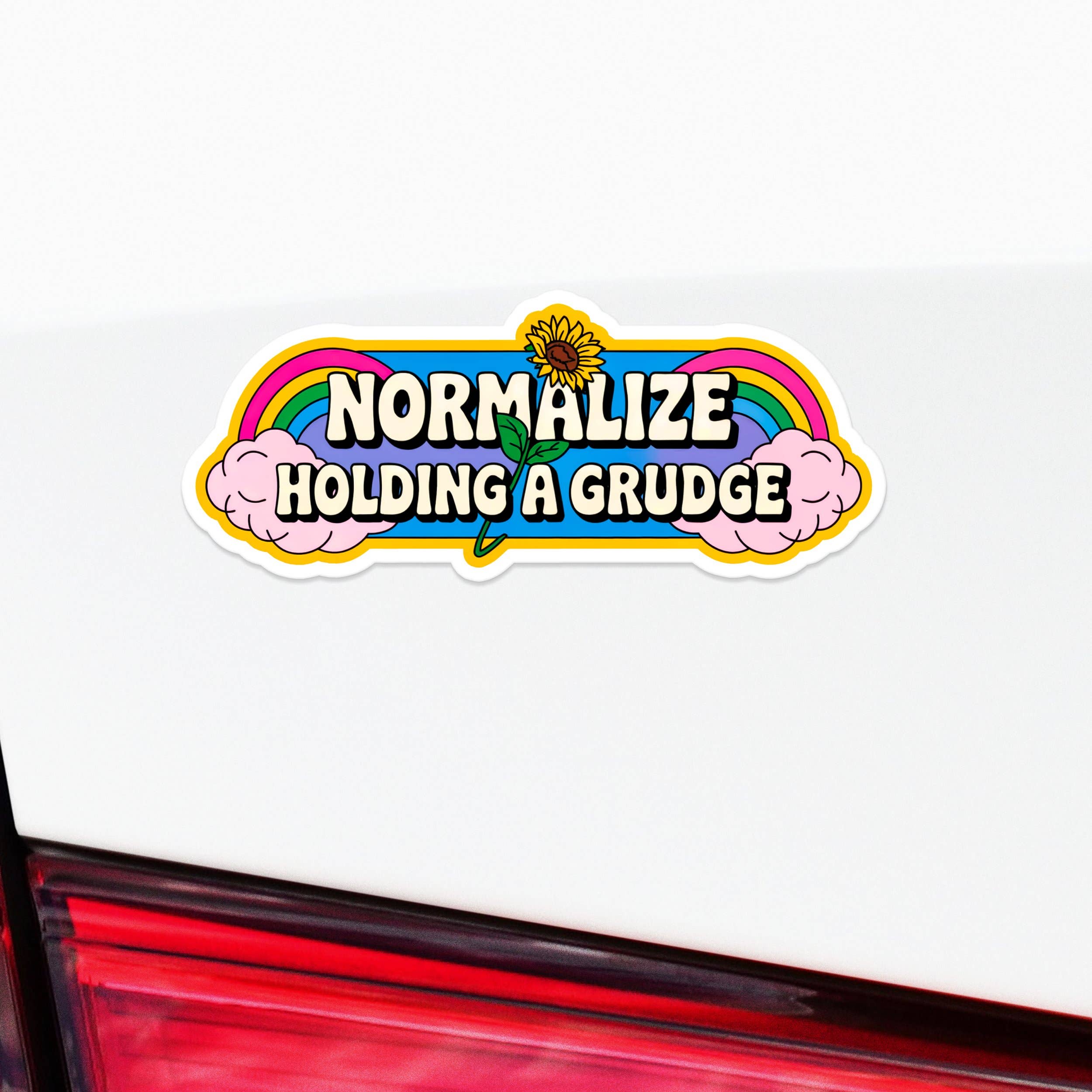 Sticker Bull - Venta al por mayor Pegatina - Normaliza guardar rencor Pegatina divertida y bonita de vinilo para parachoques3