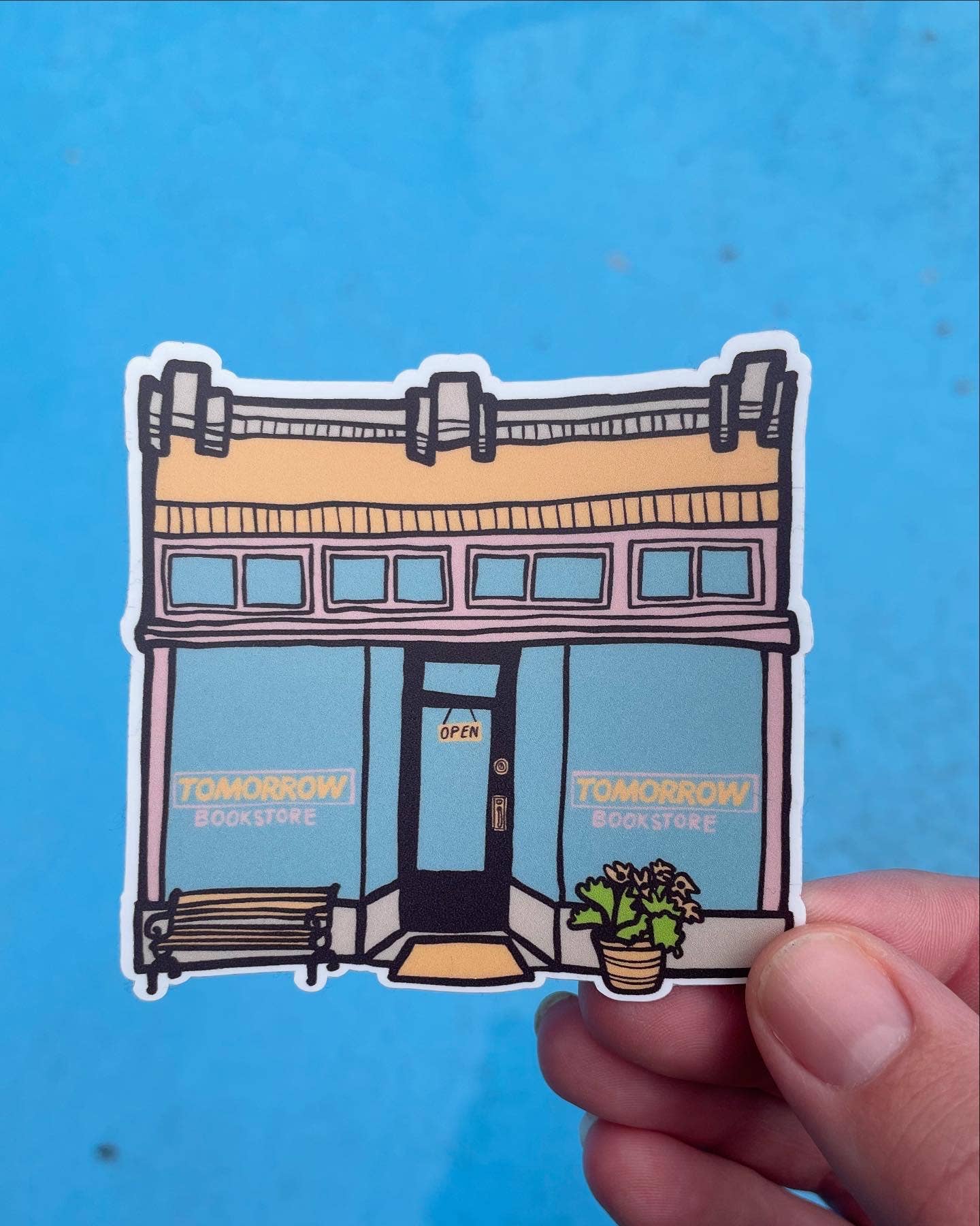 LD Nehls - Wholesale Sticker - REORDER ONLY -  Storefront Illustration Sticker 1
