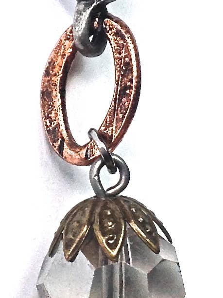 TCM411 ER-Coin Post w/Dangle for wholesale by Lost & Found Trading