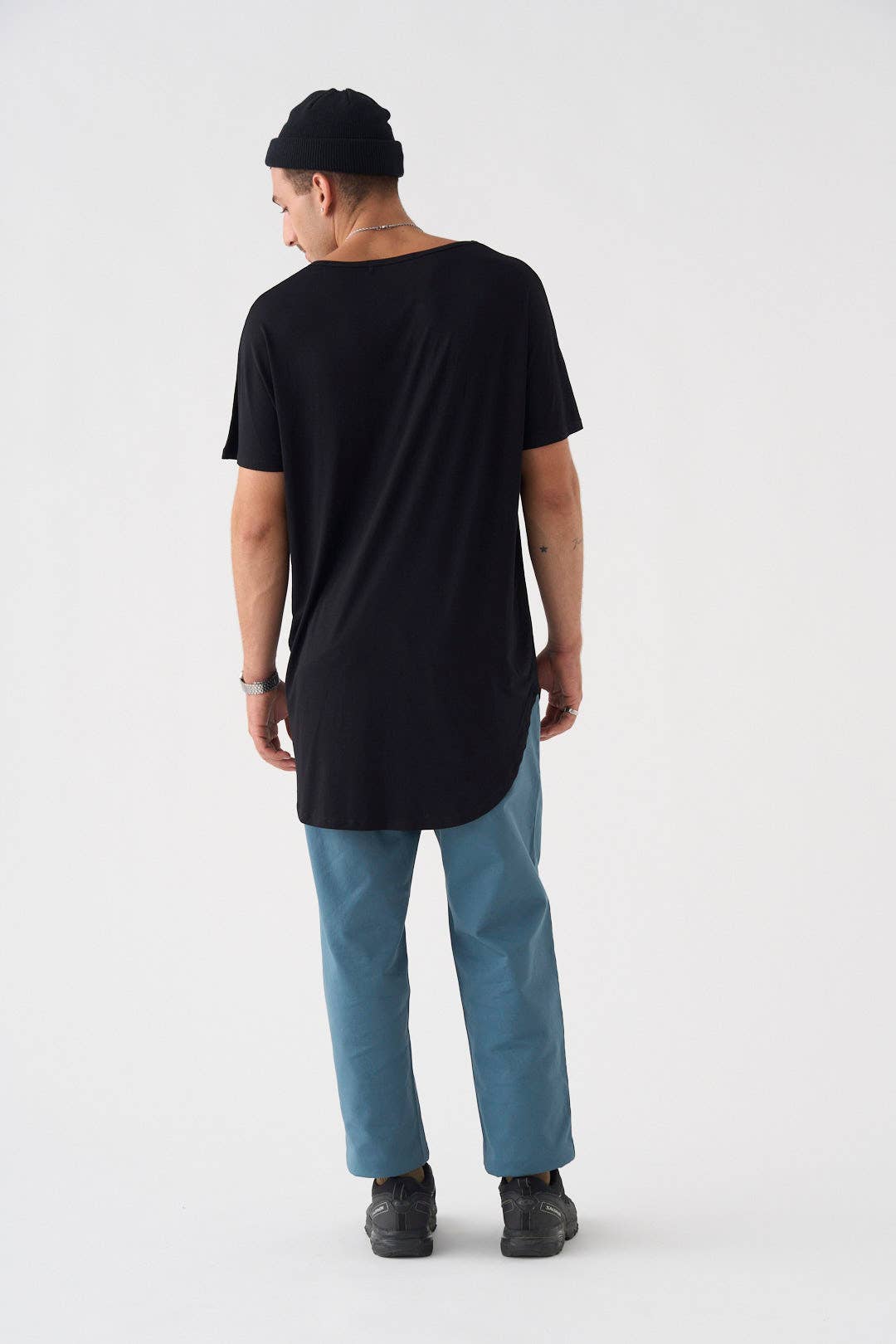 Pitagora - Wholesale T-Shirt - Unisex - Quadrilateral T-shirt Black - Green3