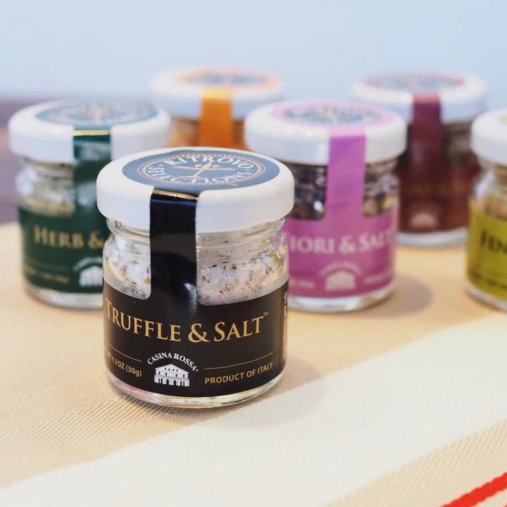 RITROVO - Wholesale Salt - Salt Stacks - 6 Mini Salt Jars in Gift Pack