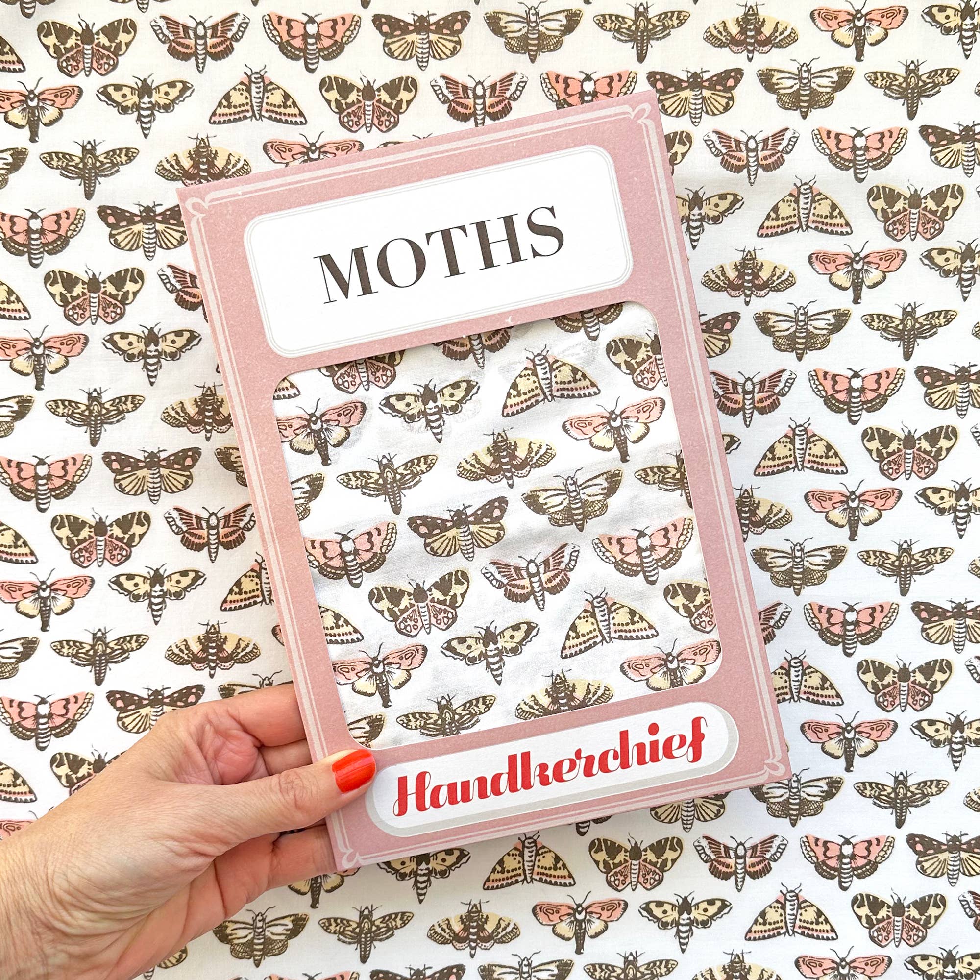 Sukie – wholesale Handkerchief – Unisex – Moths Handkerchief Pocket Square Bandana2