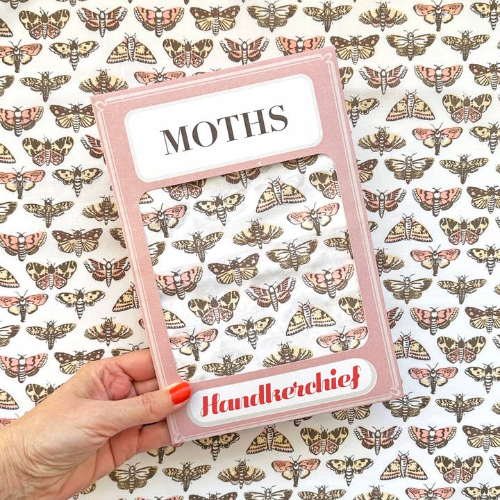 Sukie – wholesale Handkerchief – Unisex – Moths Handkerchief Pocket Square Bandana2