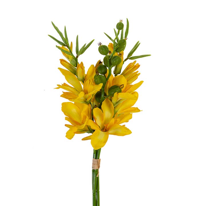 American Best - Wholesale Artificial Flowers - 19" TUBEROSE BUNDLE