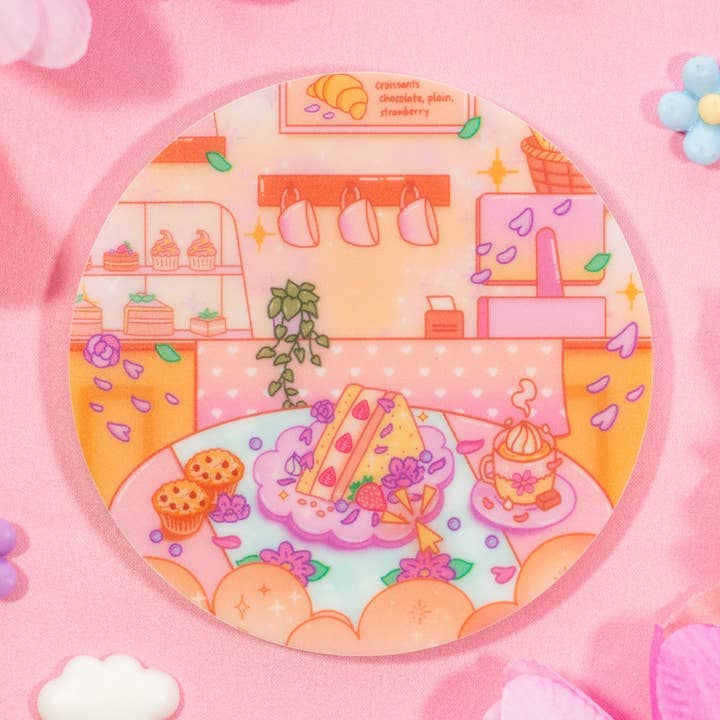 Cafe Quest Coaster for wholesale by Unicorn Eclipse