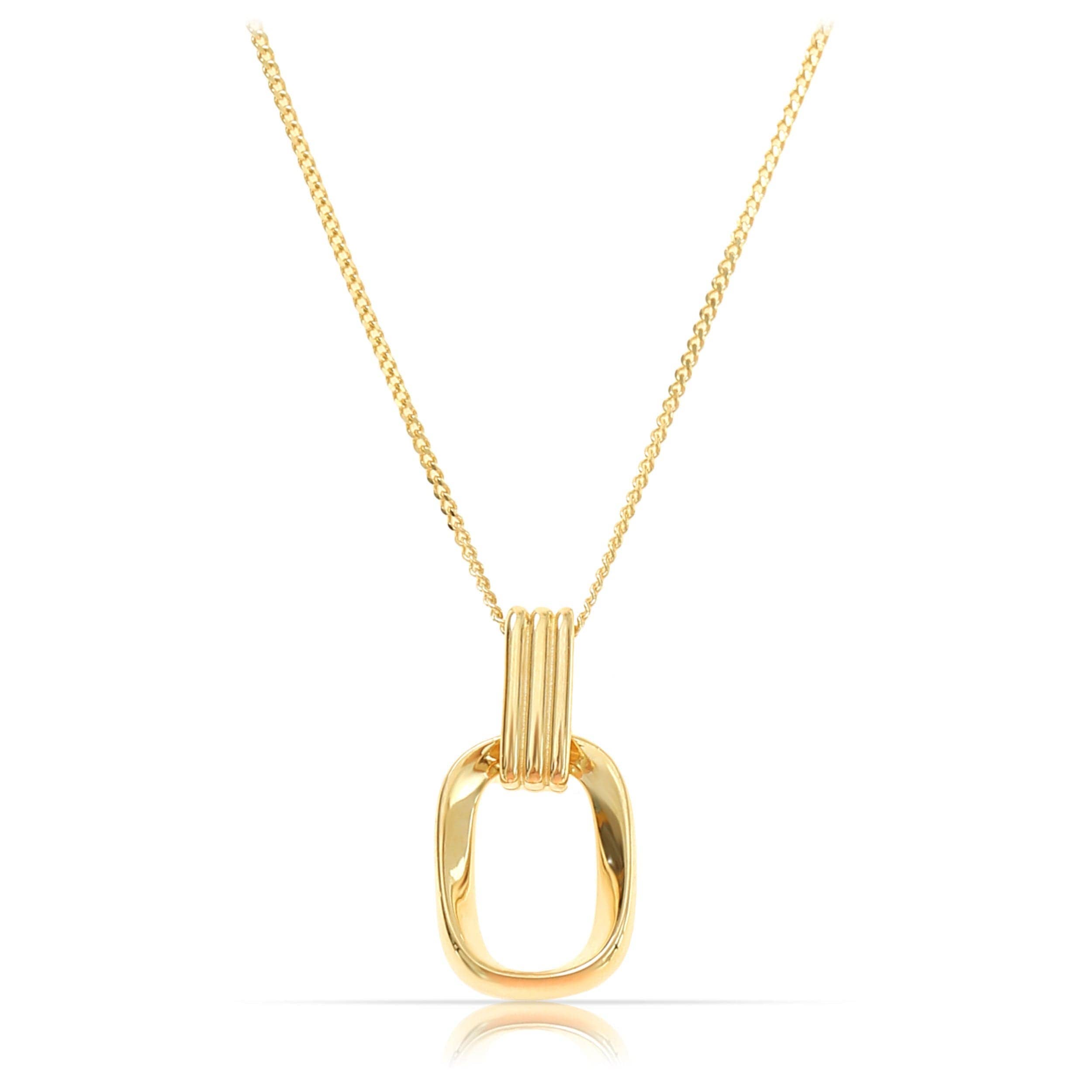 Made By Nami - Wholesale Pendant/Charm Necklace - Pavé Pendant Necklace | Gold1