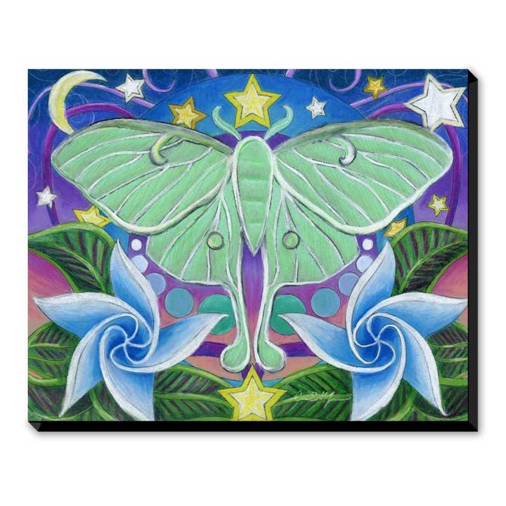 Reproducción de arte Luna Moth para venta al por mayor de ChromAddict