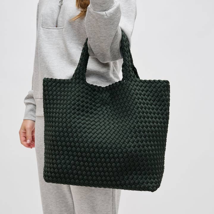 Sol and Selene - Vendita all'ingrosso Borsa tote - Donna - Borsa Media in Neoprene Intrecciato "Sky's The Limit"100