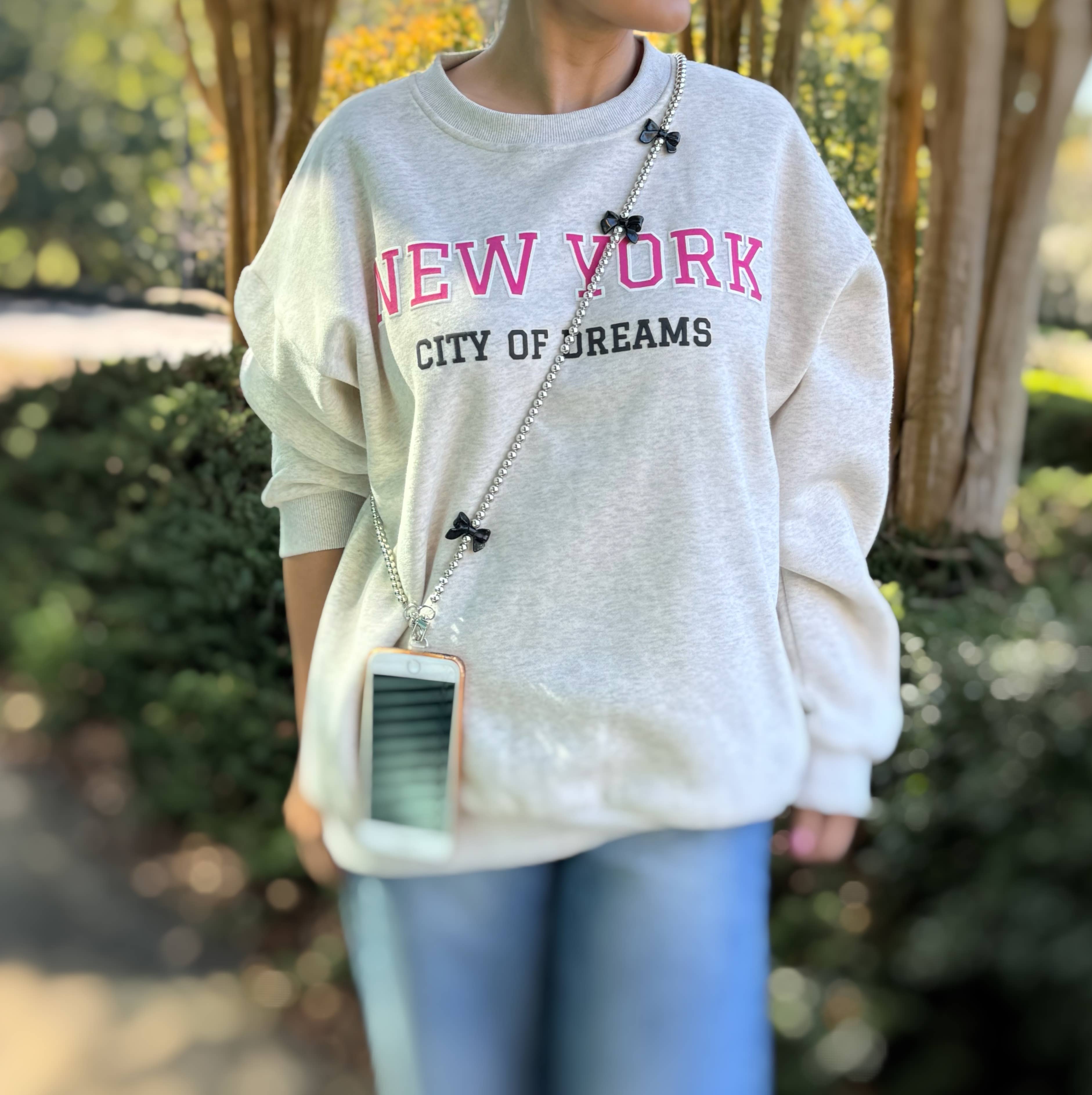 Ellison+Young - Wholesale Phonecase Strap - Bows And Beads Crossbody Phone Lanyard1