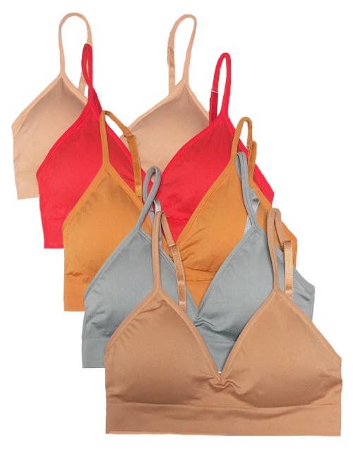 Plus Basic Seamless Bralette for wholesale by Vanilla Monkey