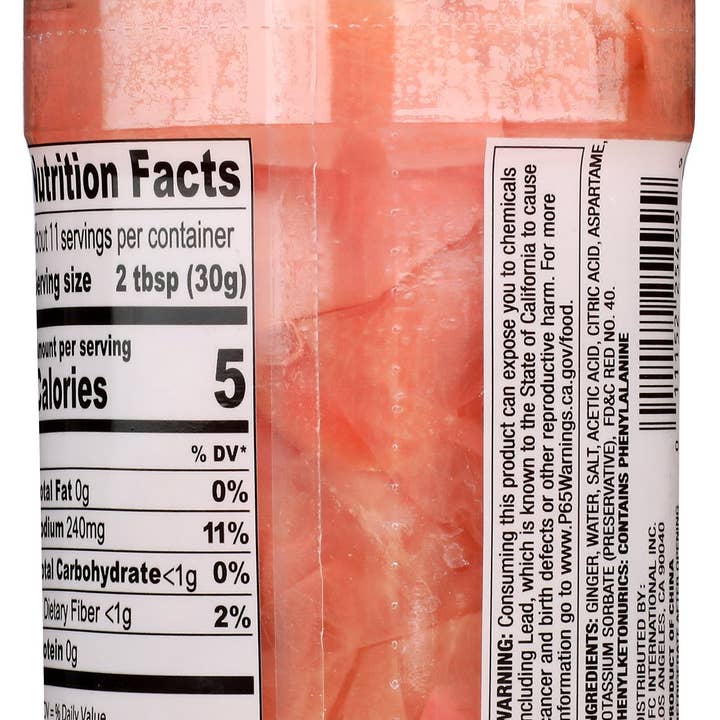 Everyday Supply Co - Wholesale Pickled Vegetables - WEL PAC SUSHI SHOGA - Case of 121