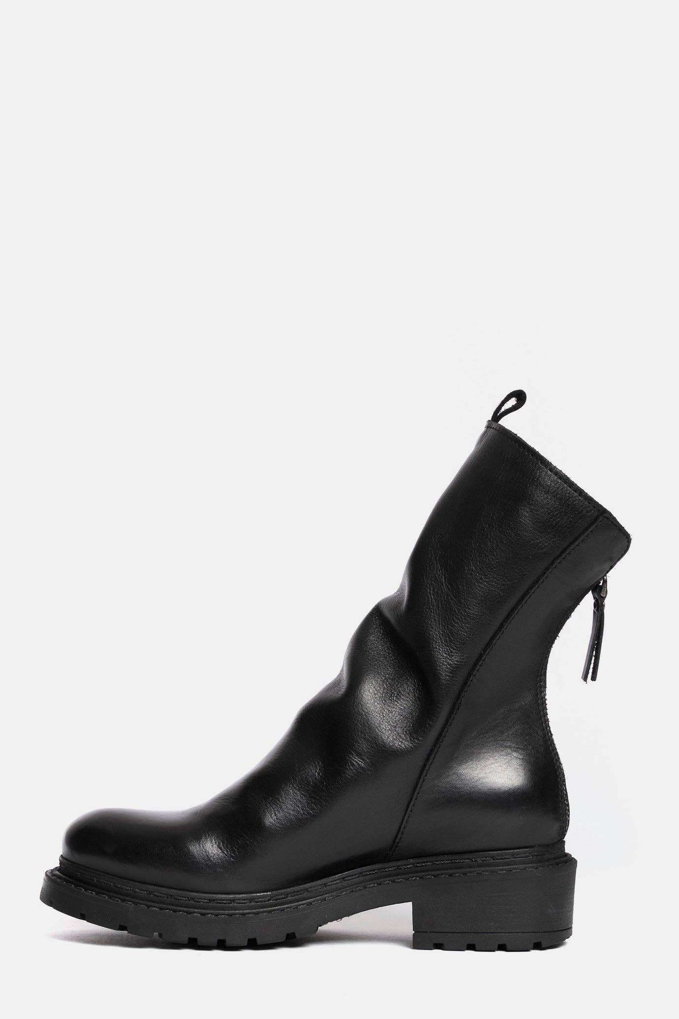 METISSE - Wholesale Boots - Women's - Black calfskin ankle boots MA052