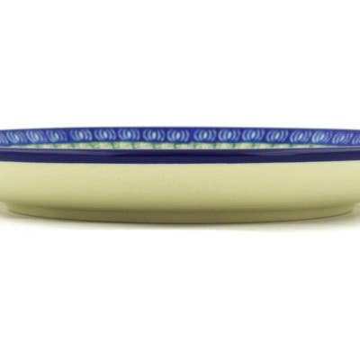 Polmedia Polish Pottery - Wholesale Dinner Plate - Dessert Plate 8" Scarlet Pimpernel Flower Theme2