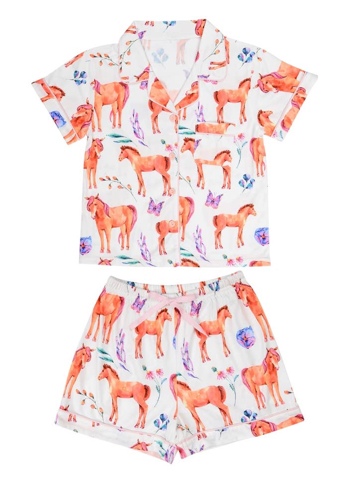 Ippico Equestrian – wholesale Sleepwear set – Kids – IPPICO | CHILDREN'S PONY PRINT PYJAMAS