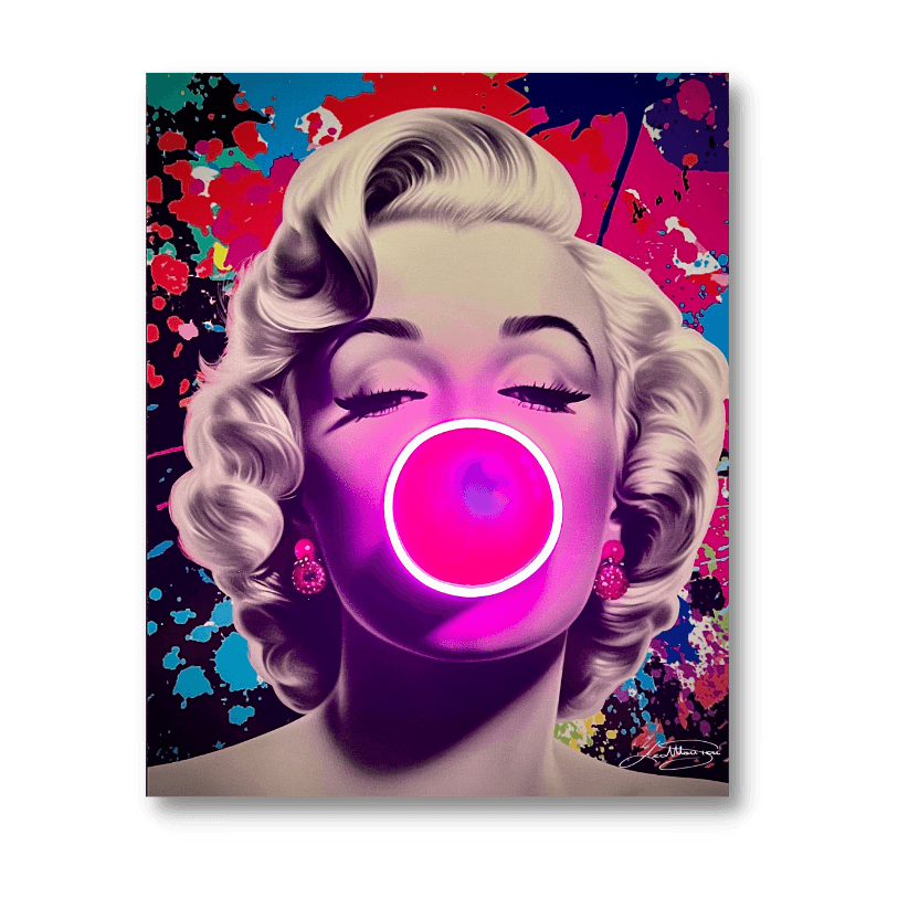 LEDMansion - Wholesale Wall Accent - Marilyn Bubble Pop | LED Wall Art0